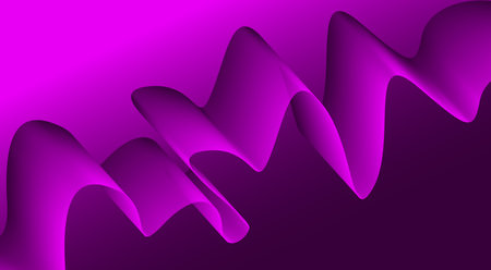 Abstract Blend Wavy Flowing Curved Background Purple Design Vector Illustration