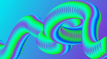 Blend 3D Fluid Background Green Cyan Gradient Abstract Smooth Design Vector Illustration