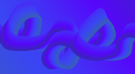 Abstract Wave Background Gradient Blue Design Stylized Lines Art Vector Illustration