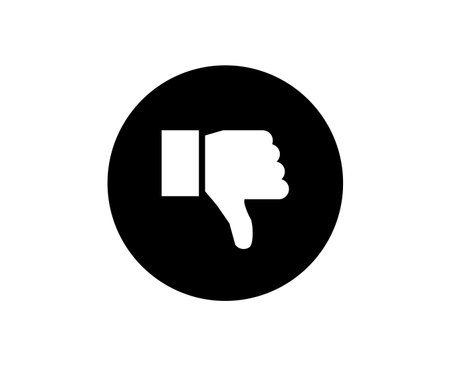 Dislike Icon Symbol Sign Design Vector Illustrationのイラスト素材