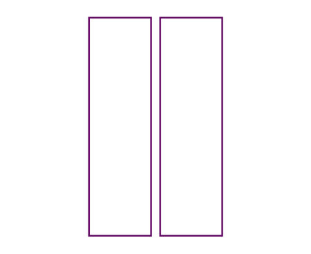 Rectangle Shapes Outline Purple Color Stroke Symbol Element Vector Graphic Design Illustrationのイラスト素材