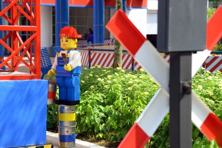Johor, Malaysia - Apr 2013: A scene from Legoland, Malaysia in Apr 2013 in Malaysia.  Legoland Malaysia is the first Legoland in Asia.のeditorial素材