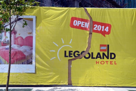 Johor, Malaysia - Apr 2013: A scene from Legoland, Malaysia in Apr 2013 in Malaysia.  Legoland Malaysia is the first Legoland in Asia.のeditorial素材