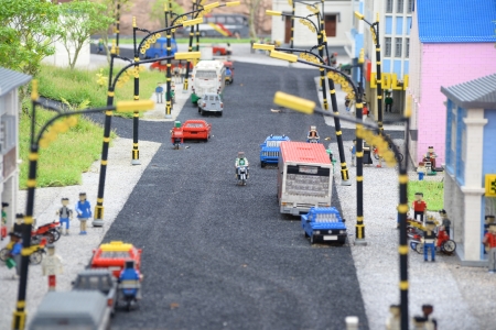 Johor, Malaysia - Apr 2013  A scene from Legoland, Malaysia in Apr 2013 in Malaysia   Legoland Malaysia is the first Legoland in Asia のeditorial素材