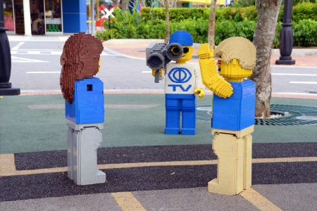 Johor, Malaysia - Apr 2013  A scene from Legoland, Malaysia in Apr 2013 in Malaysia   Legoland Malaysia is the first Legoland in Asia のeditorial素材