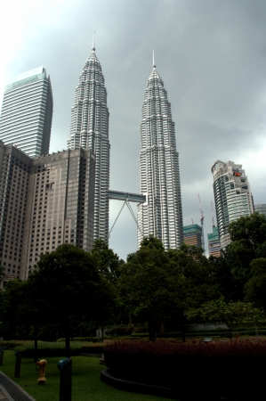 Petronas Towers in Kuala Lumpur, Malaysia