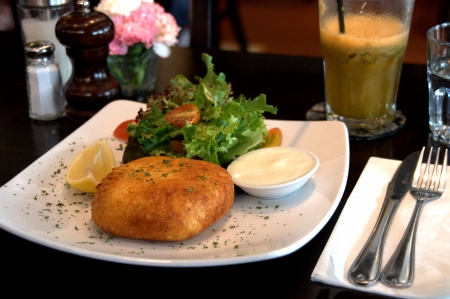 Double Salmon Fishcake   