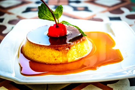 Flan Caramel Egg Custard dessert