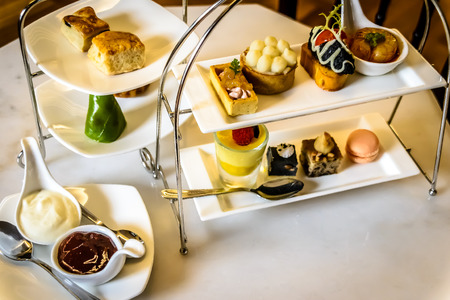 Afternoon tea setの写真素材