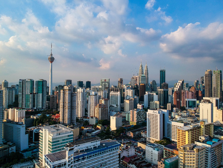 Kuala Lumpur City Skylineのeditorial素材