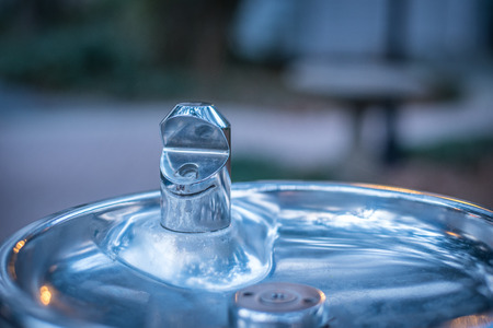 Water Fountain in the Parkの写真素材