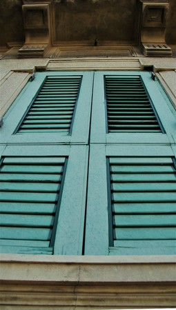 Closed windowの写真素材