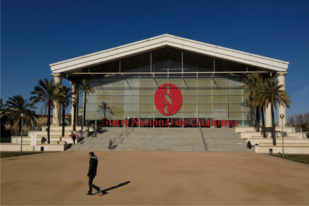 Teatro Nacional, Barcelona, Spainのeditorial素材