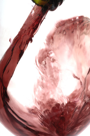 wine in the glassの写真素材