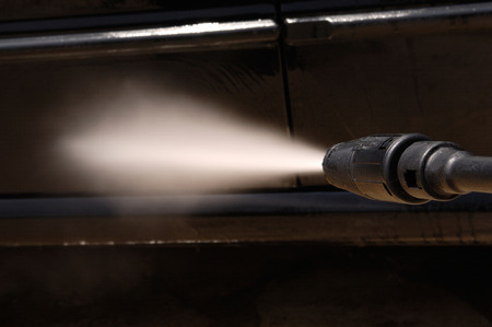 High Pressure Water Car Wash,detailの写真素材