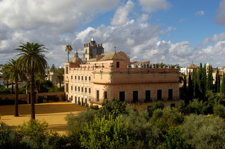 Alcazar of Jerez de la Frontera, Andalucia, spainのeditorial素材