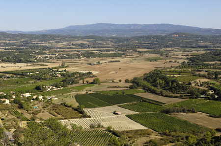 view provence from Gordes, Provence,Franceの写真素材