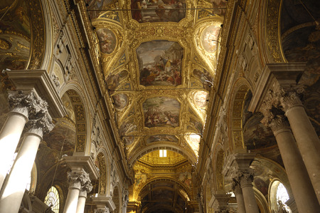 Chiesa San Giovanni di Pre church in Genoa Italyのeditorial素材