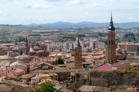 view of Calatayud, Zaragoza province, Spainの写真素材