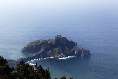 Sant Juan de Gaztelugatxe, Churc,Vizcaya, Basque Country,Spainの写真素材