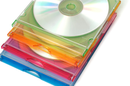 Boxing a box for CD of diskの写真素材