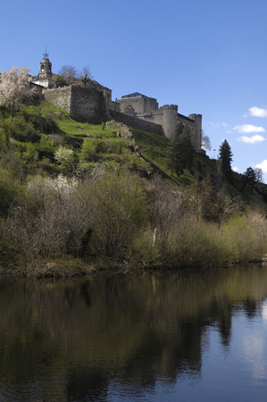 medieval town of Puebla de Sanabria, Zamora province,の写真素材