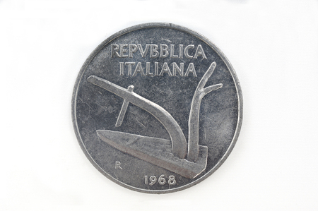 Italian currency 1968の写真素材