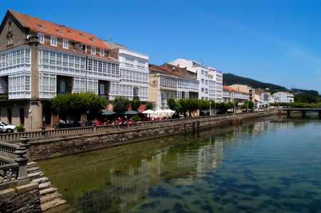 View of Cedeira, A CoruÃ±a, Galicia, Spainの写真素材