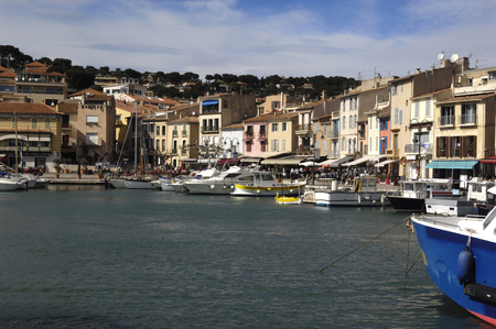 View of Cassis, French Riviera, Franceの写真素材