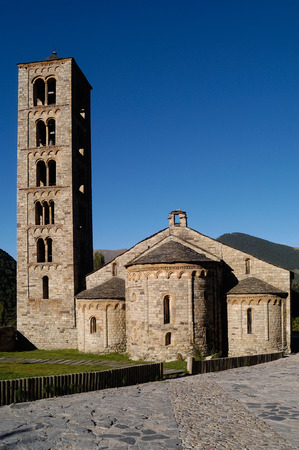 Church of Sant Climent de Taull, Lleida, Spainの写真素材
