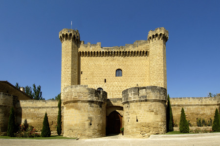 Castle of Sajazarra, La Rioja,Spainのeditorial素材