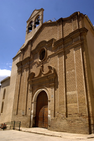 San Bartolome church ,XVIII century , Borja, Zaragoza, Aragon, Spainの写真素材