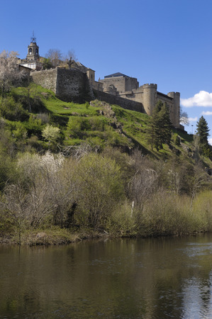 Village of Puebla de Sanabria, Zamora province,Castilla y Leon,Spainのeditorial素材
