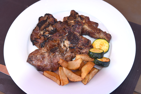Spine grilled porkの写真素材