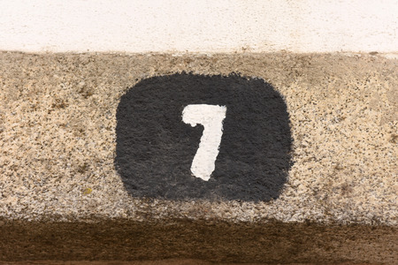 seven numberの写真素材