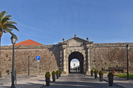 Strength of the coastal town of Cascais in Portugalのeditorial素材
