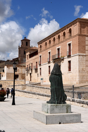 Church of San Antolin  in Tordesillas, Valladolid province, Castilla y Leon, Spainのeditorial素材