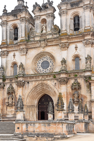 Monastery of Santa Maria, Alcobaca, Centro region, Portugalの写真素材