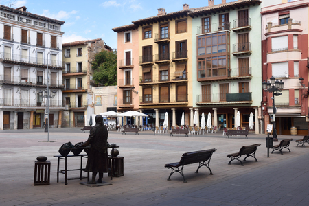 Main square of  Calatayud. Zaragoza province, Aragonのeditorial素材