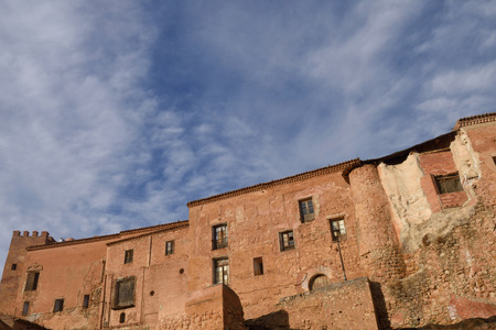 Los Senores, castle, Cetina, Zaragoza province, Aragon, Spainのeditorial素材