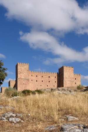 Castle of Siguenza, Guadalajara province, Castilla-Leon, Spainのeditorial素材