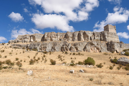 Castle,(Route of Cid and  Don Quixote), Atienza,Guadalajara, province, Castilla-La Mancha, Spain,のeditorial素材