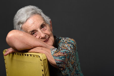 portrait of a senior womanの写真素材