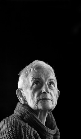 Portrait of a Senior womanの写真素材
