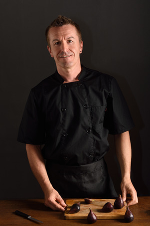 Portrait of a chefの写真素材