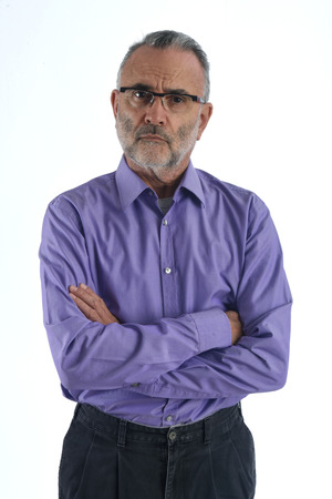 Portrait of a mature man,の写真素材
