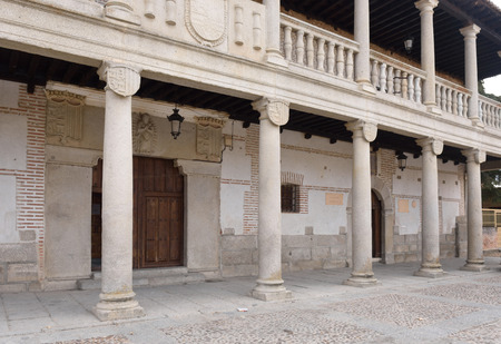 home of Queen Isabel la Catolica,Madrigal de las Altas Torres,Avila province, Spainのeditorial素材