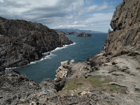 Landscape of Cap de Creus, Girona provine, Catalonia, Spainの写真素材