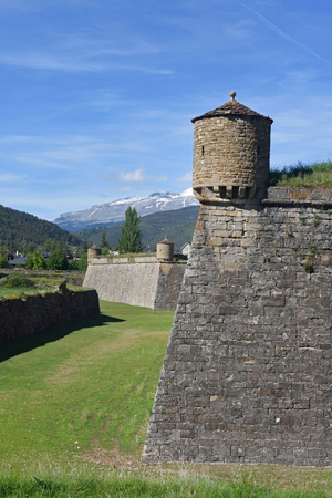 Citadel of Jaca in Huesca, Aragon, Spainの写真素材