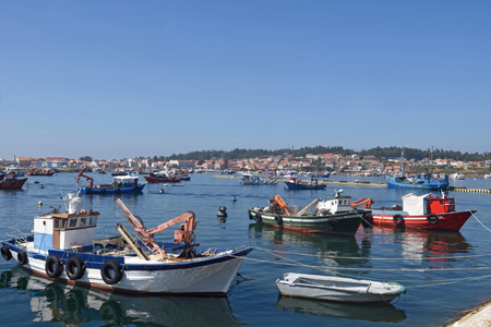 Porto do xufre, Illa de Arousa, Pontevedra province, Galicia, Spainのeditorial素材